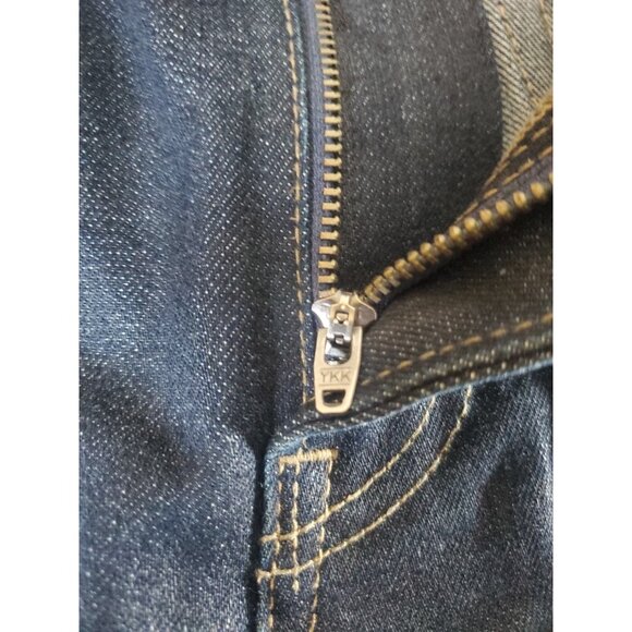 Uniqlo Selvedge Denim Jeans Slim Fit Pants Yellow Stiches Women's Size 30 - Picture 5 of 16